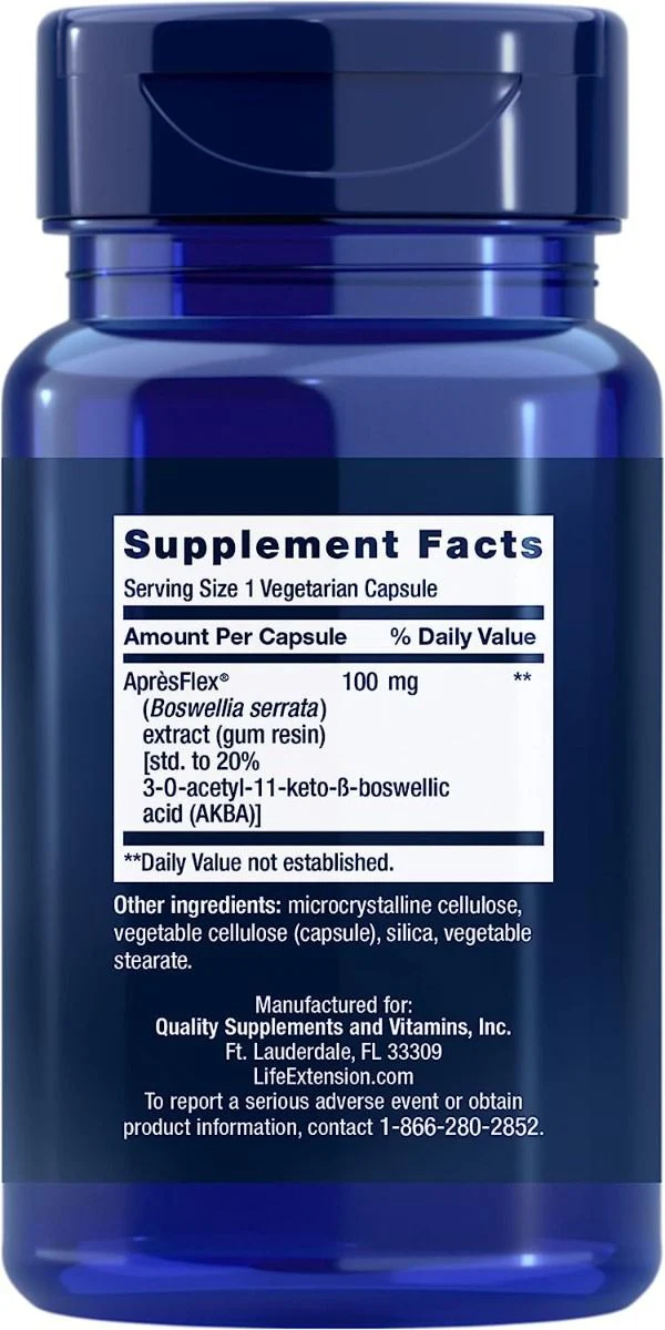 5-LOX Inbibitor with AprèsFlex 100 MG 60 Veggie Caps - Image 9