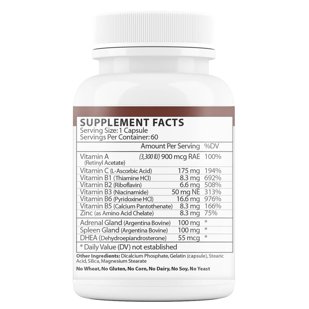 Adrenal Forte 60Tablets - Image 3