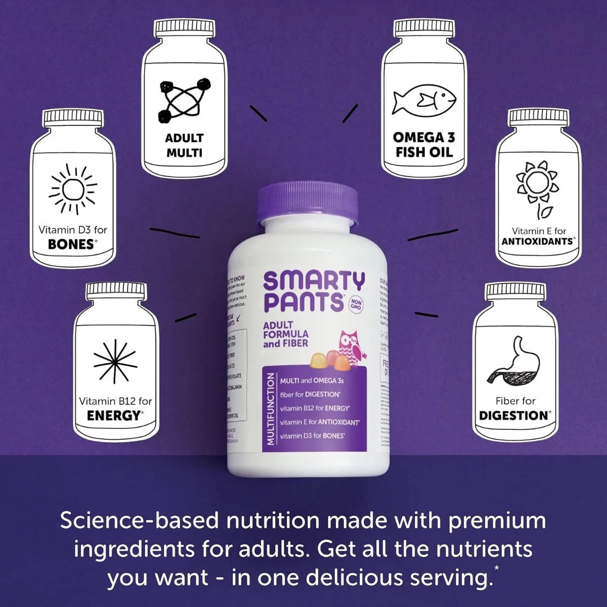 Adult Formula and Fiber 180Gummies - Image 12