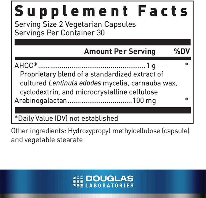 AHCC Plus 60 Veggie Caps - Image 2