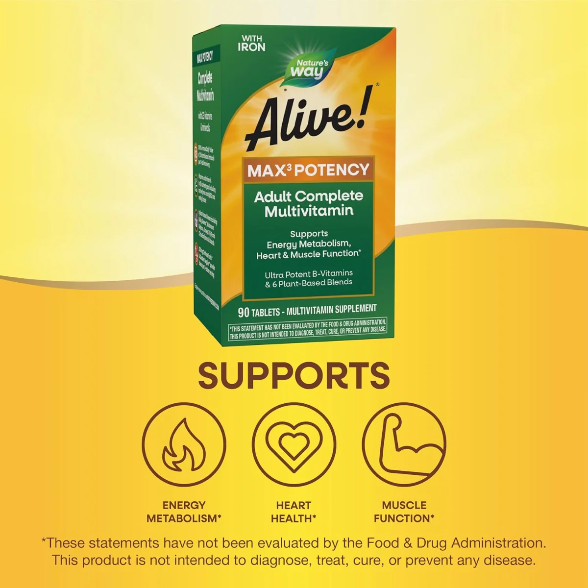 Alive! Max3 Daily (with iron) Tablets - Image 4