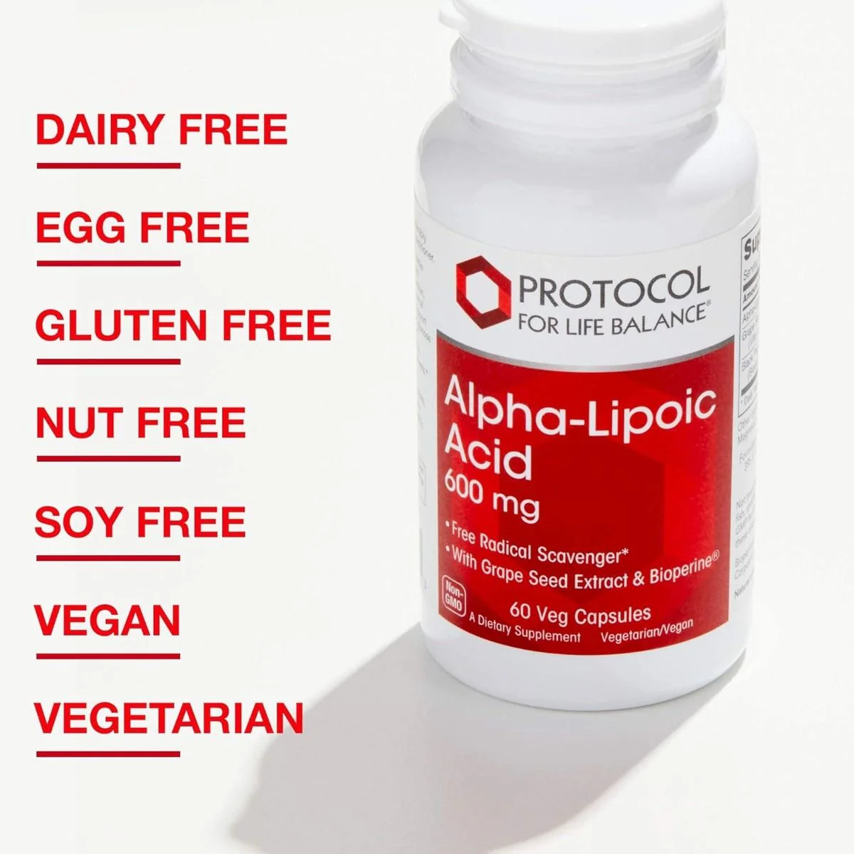 Alpha Lipoic Acid 600 MG 60 Vegan Capsules - Image 5