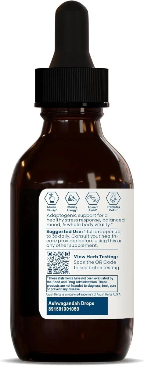 Ashwagandha Drops 2 fl Oz Drops - Image 4