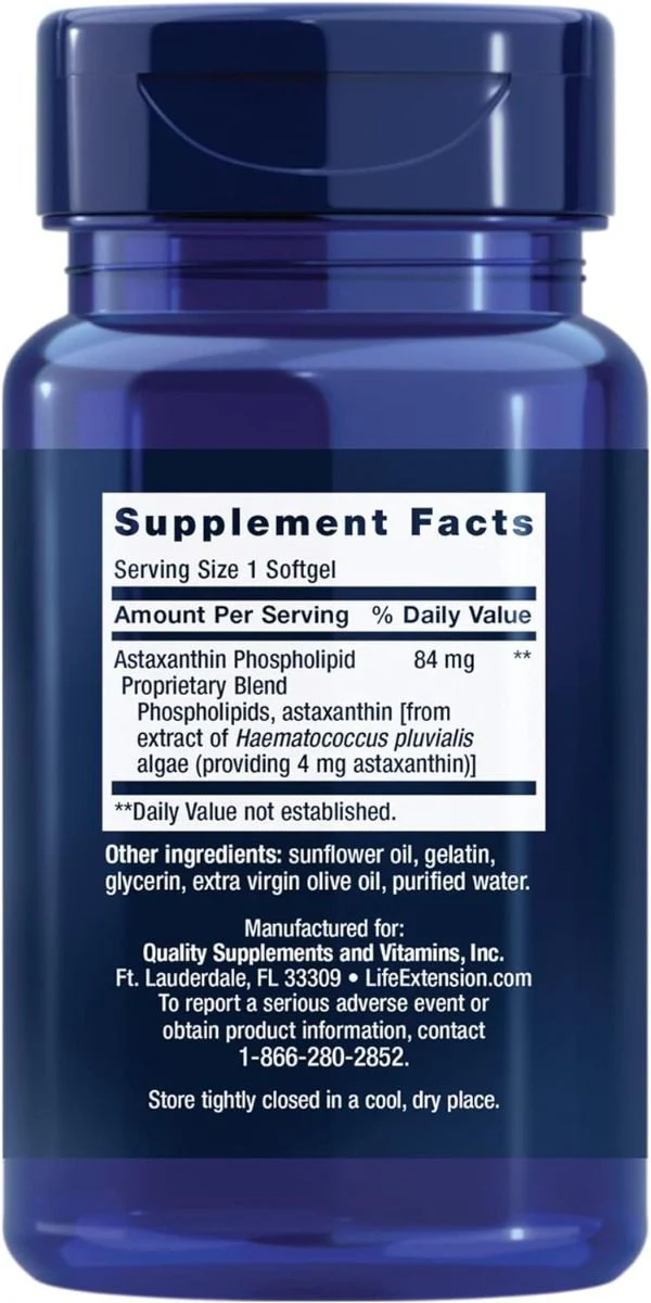 Astaxanthin with Phospholipids 4 MG 30Softgels - Image 8