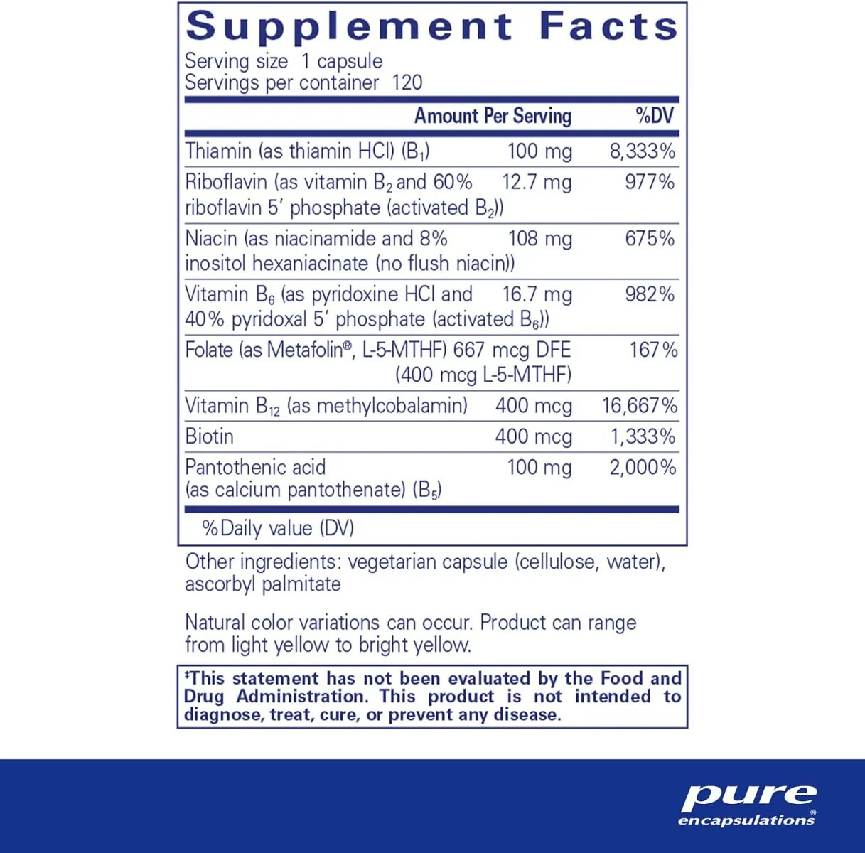 B-Complex Plus 120 Capsules - Image 2