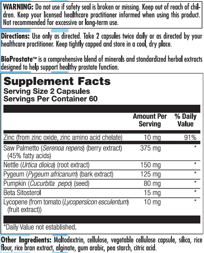 BioProstate 120Capsules - Image 2