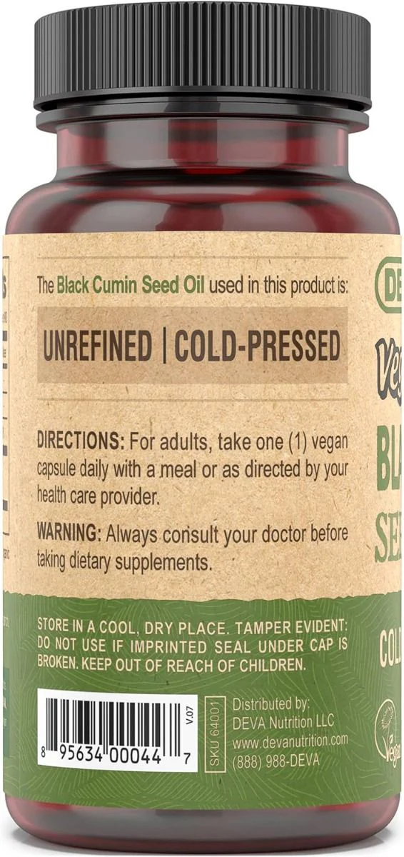 Black Cumin Seed Oil 90Vegan Capsules - Image 5