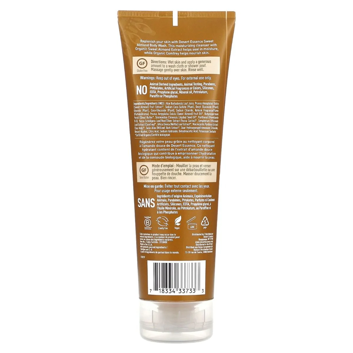 Body Wash 8 fl. ozAlmond - Image 2