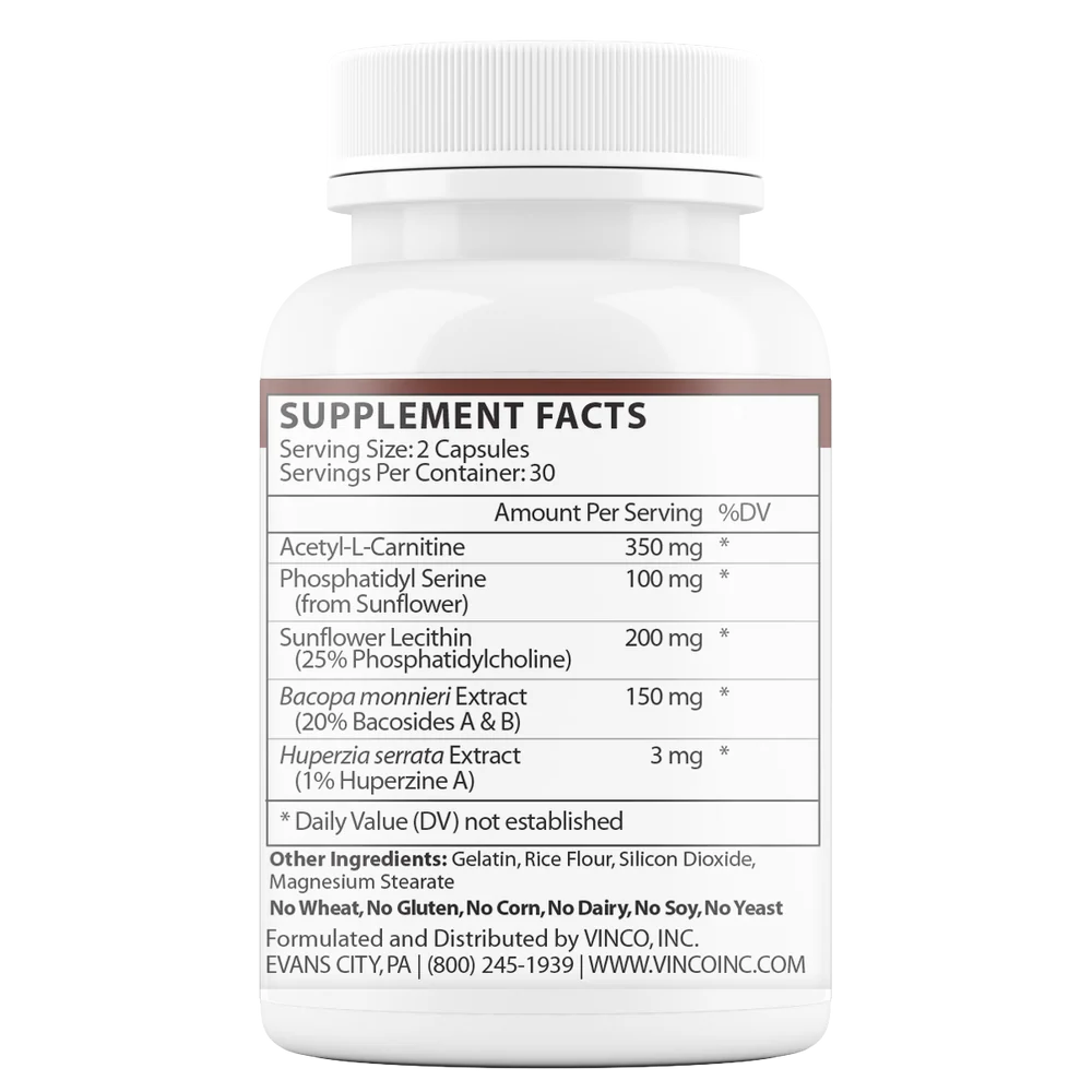 Brain/Memory 60 Capsules - Image 3