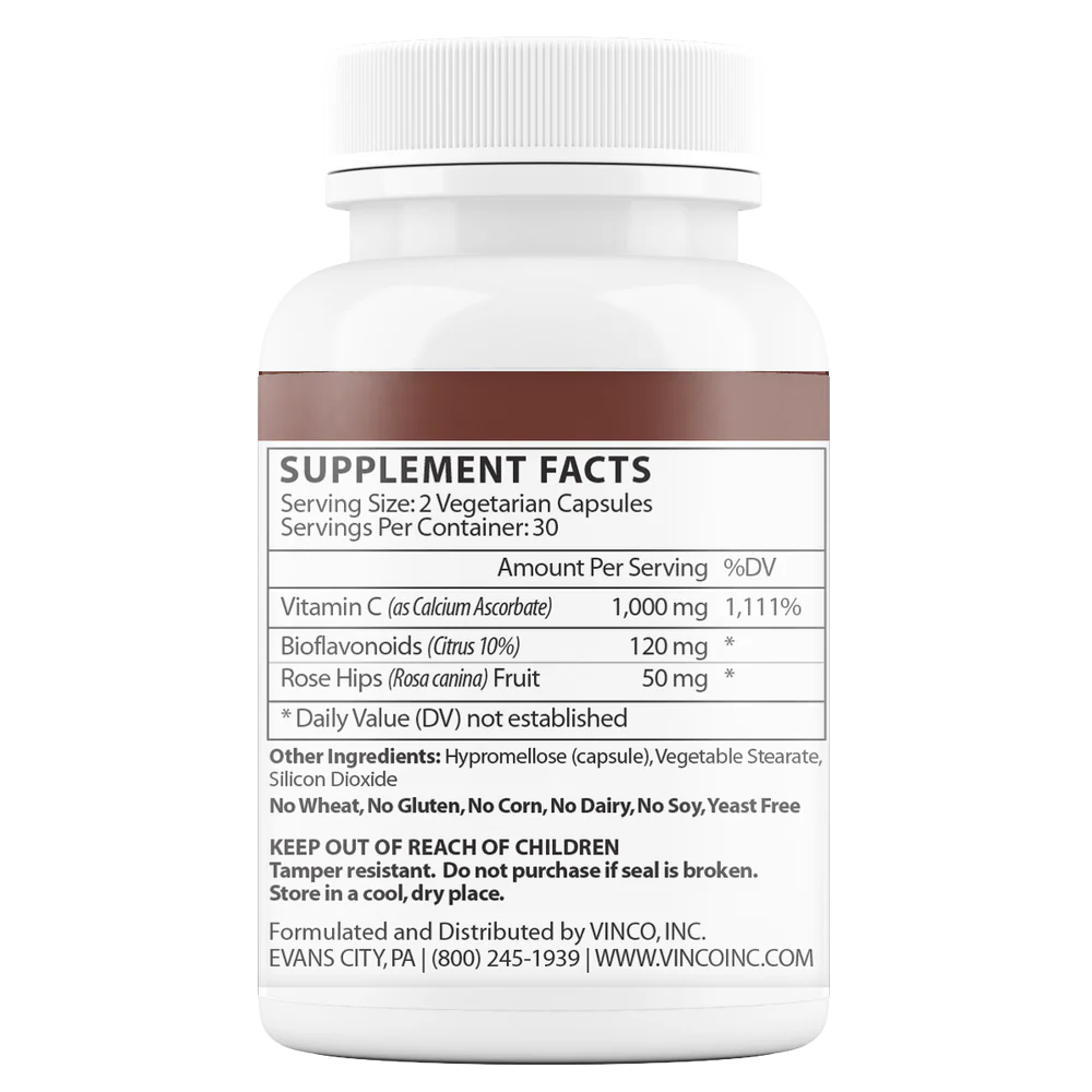 Buffered Vitamin C 1000 1000 MG 60 Veggie Caps - Image 3
