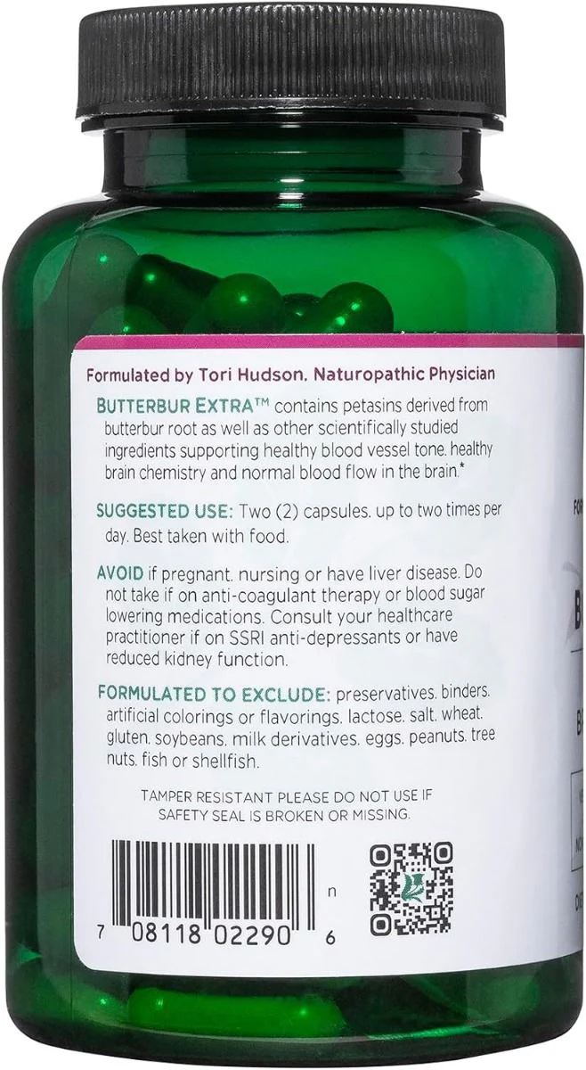 Butterbur Extra 120 Capsules - Image 4