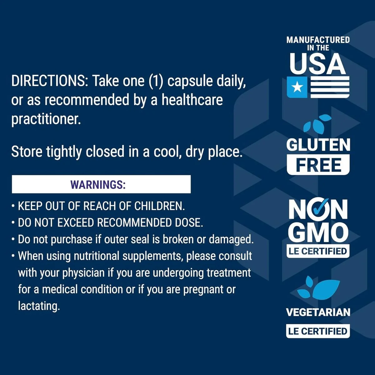 Calcium D-Glucarate 200 MG 60 Veggie Caps - Image 5