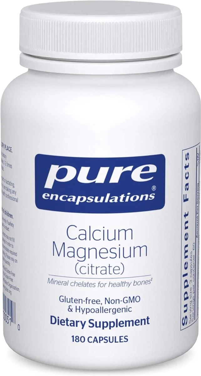 Calcium Magnesium Citrate 180 Capsules