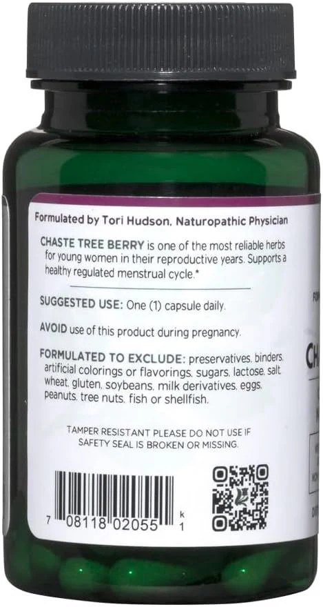 Chaste Tree Berry 60 Veggie Caps - Image 3