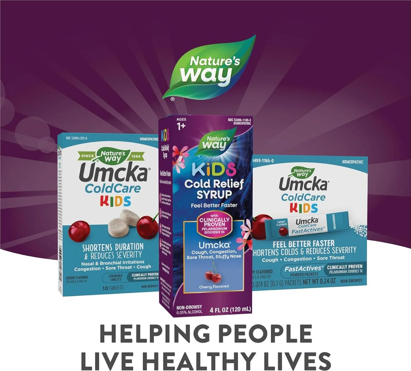 Children's Umcka Cold Care Syrup 4 fl ozSyrupCherry - Image 2