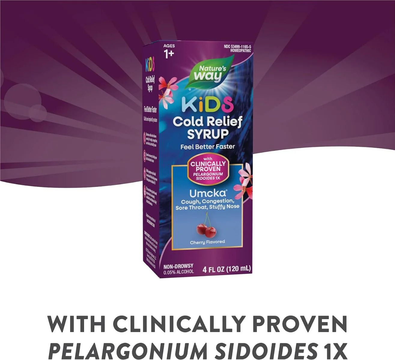 Children's Umcka Cold Care Syrup 4 fl ozSyrupCherry - Image 4