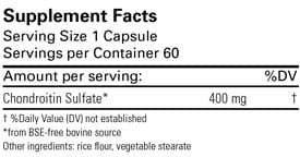 Chondroitin Sulfate 60 Capsules - Image 2