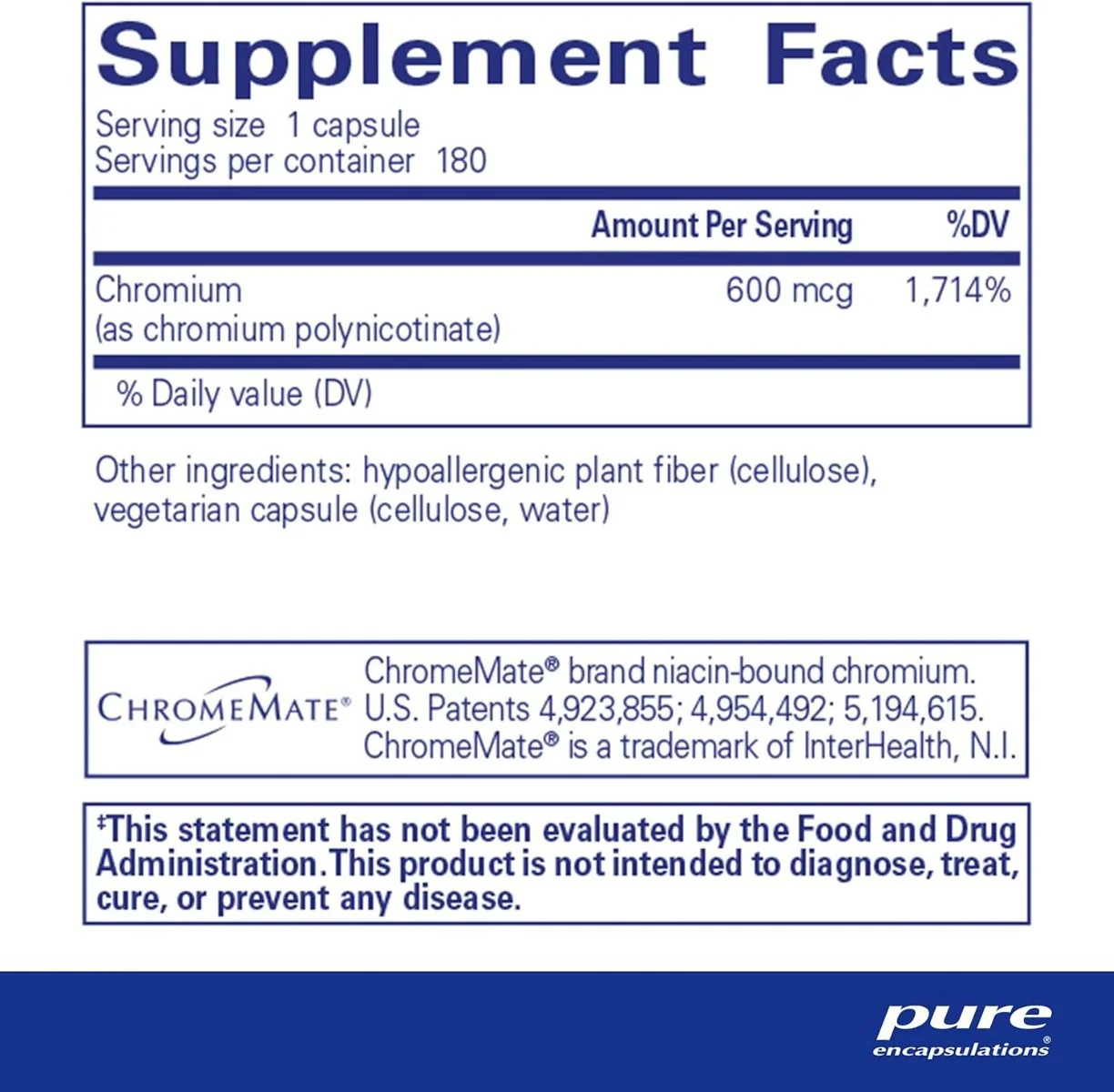 Chromemate Gtf 600 180 Veggie Caps - Image 2