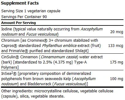 CinSulin with InSea and Crominex 3+ 90 Veggie Caps - Image 9
