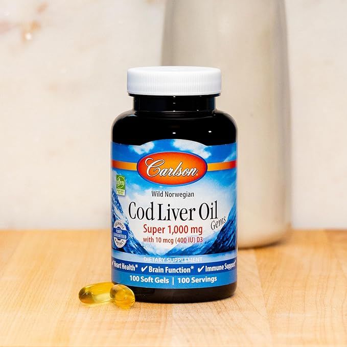Cod Liver Oil 100 Softgels - Image 2