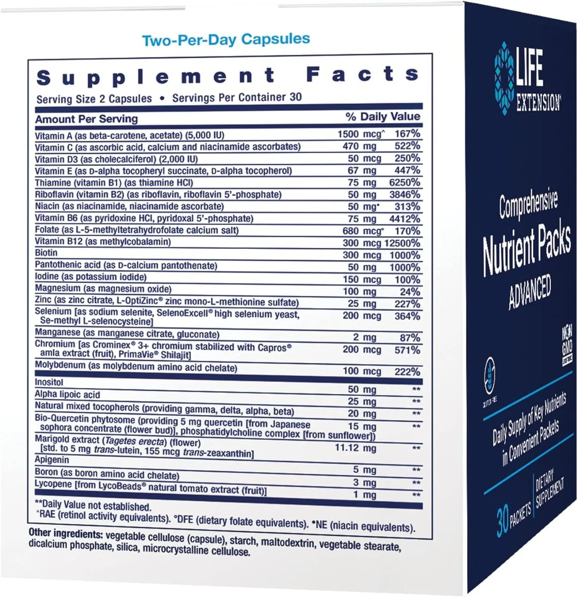 Comprehensive Nutrient Packs Advanced 30 Packet(S) - Image 2