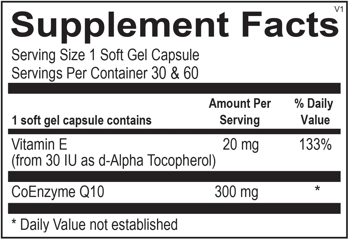 CoQ-10 300 MG 60 Softgels - Image 2
