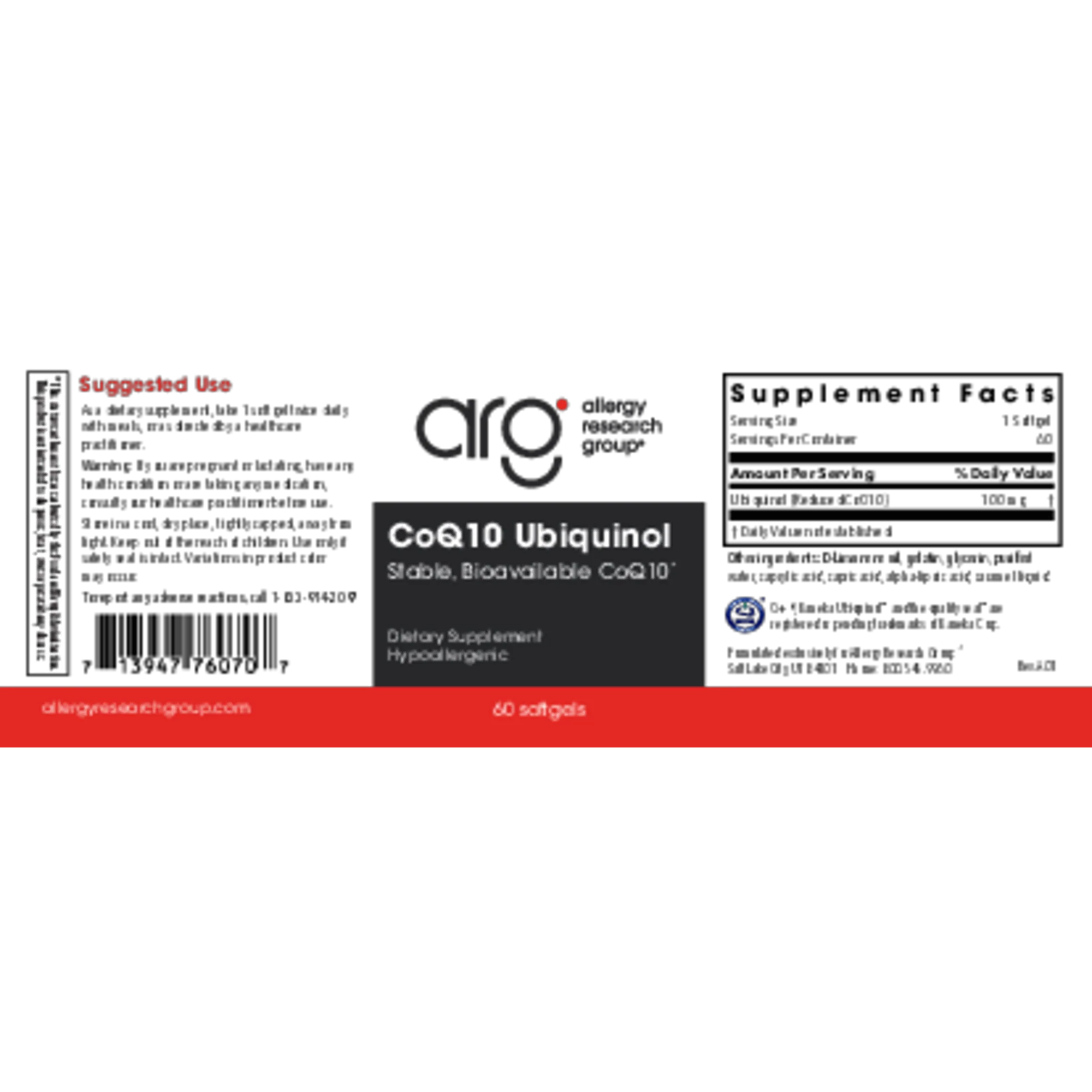 CoQH-CF 100 mg 60 gels - Image 2