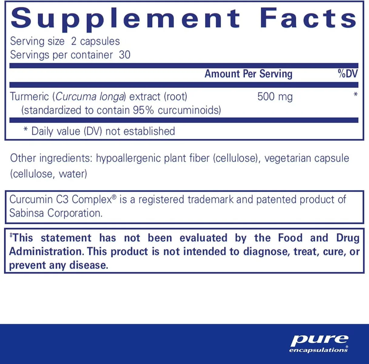 Curcumin 60 Capsules - Image 2