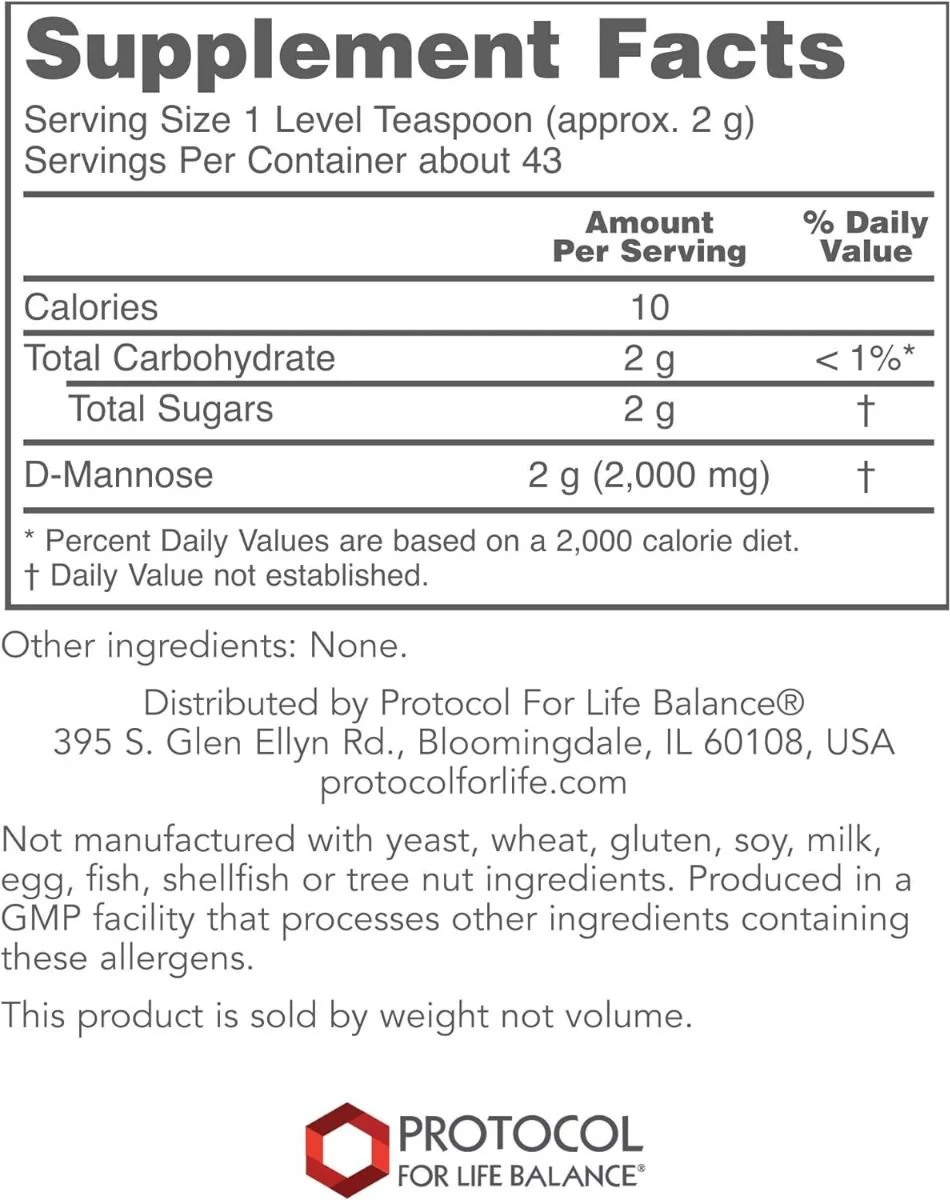 D-Mannose Powder 3oz - Image 2