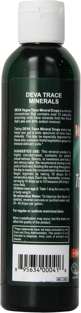 Deva Vegan Ionic Trace Mineral Drops 8 fl. oz. - Image 4