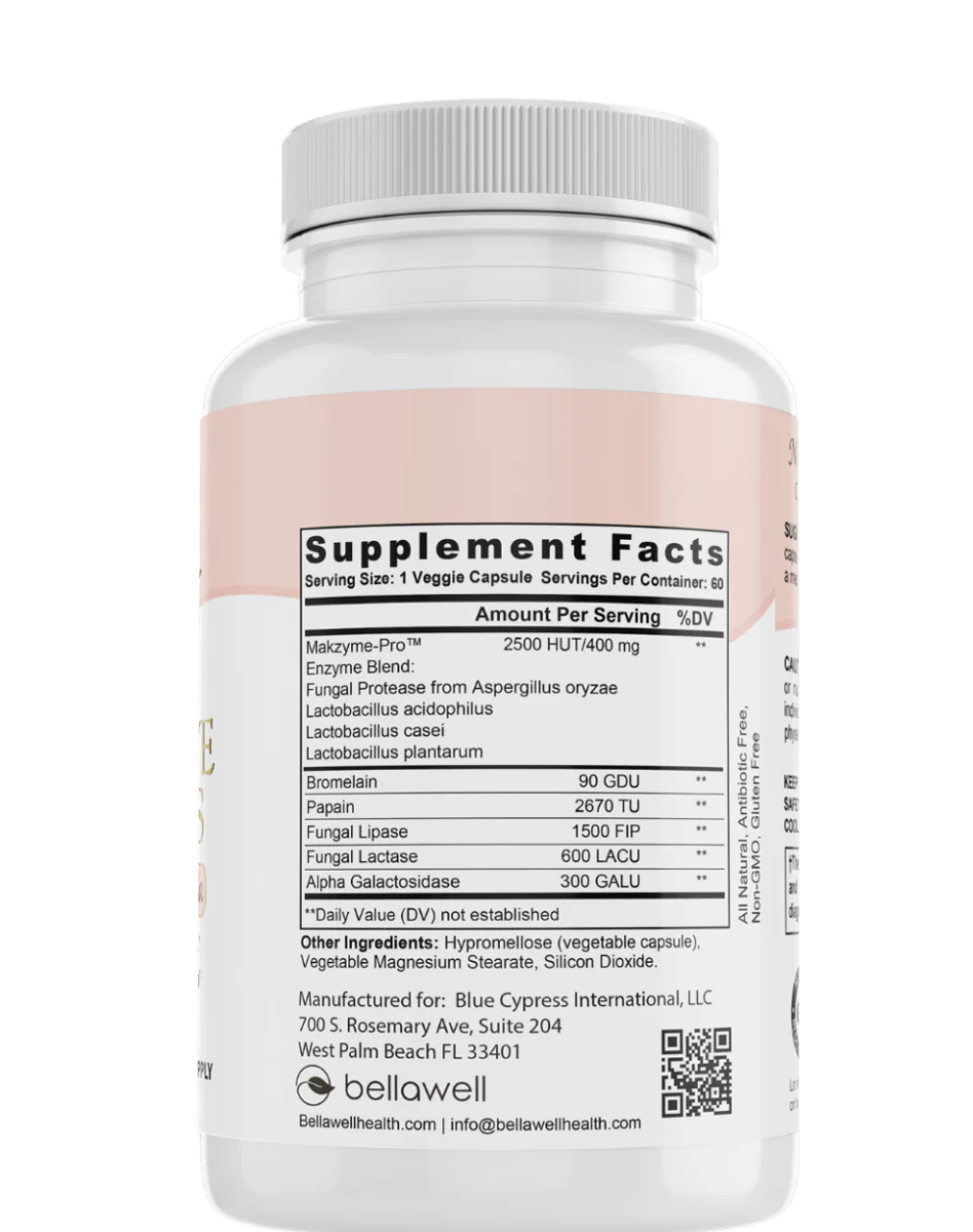 Digestive Enzymes: A Thoughtful Choice for Women's Wellness by Bellawell - Image 2