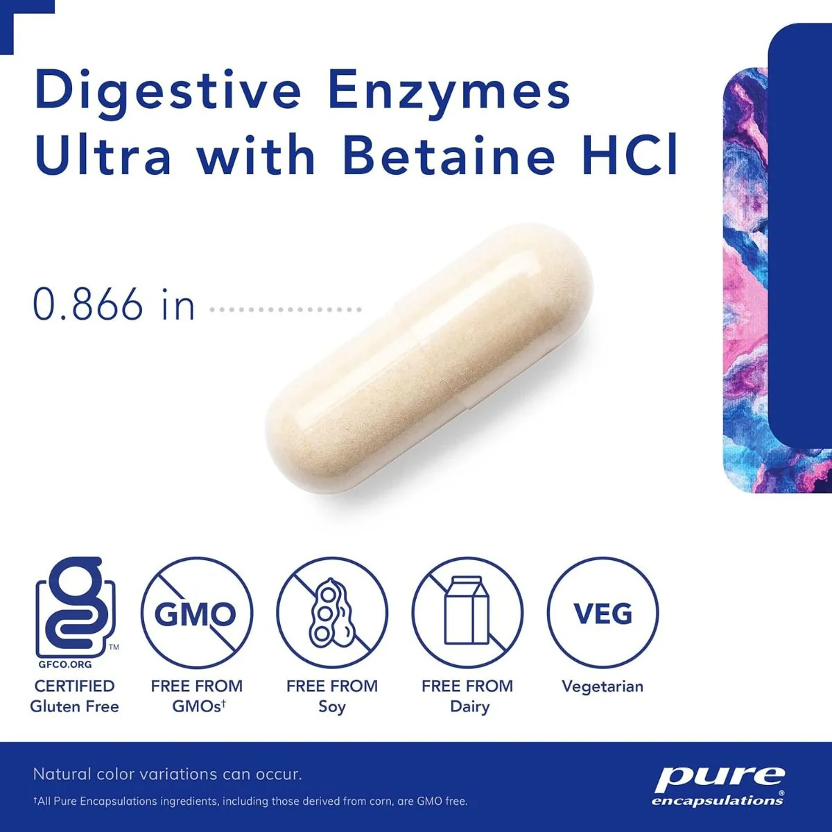 Digestive Enzymes Ultra W/Betaine HCl 90 Veggie Caps - Image 3