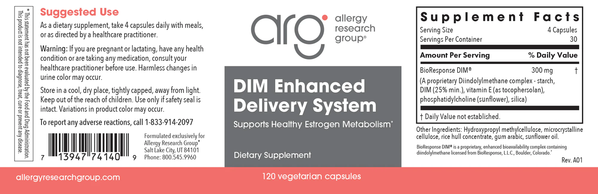 DIM Enhanced Delivery System 120Veggie Caps - Image 2