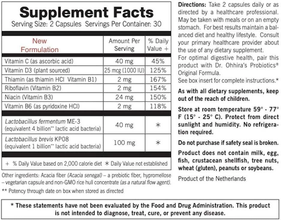 Dr. Ohhira's Probiotics Original Formula Capsules - Image 7
