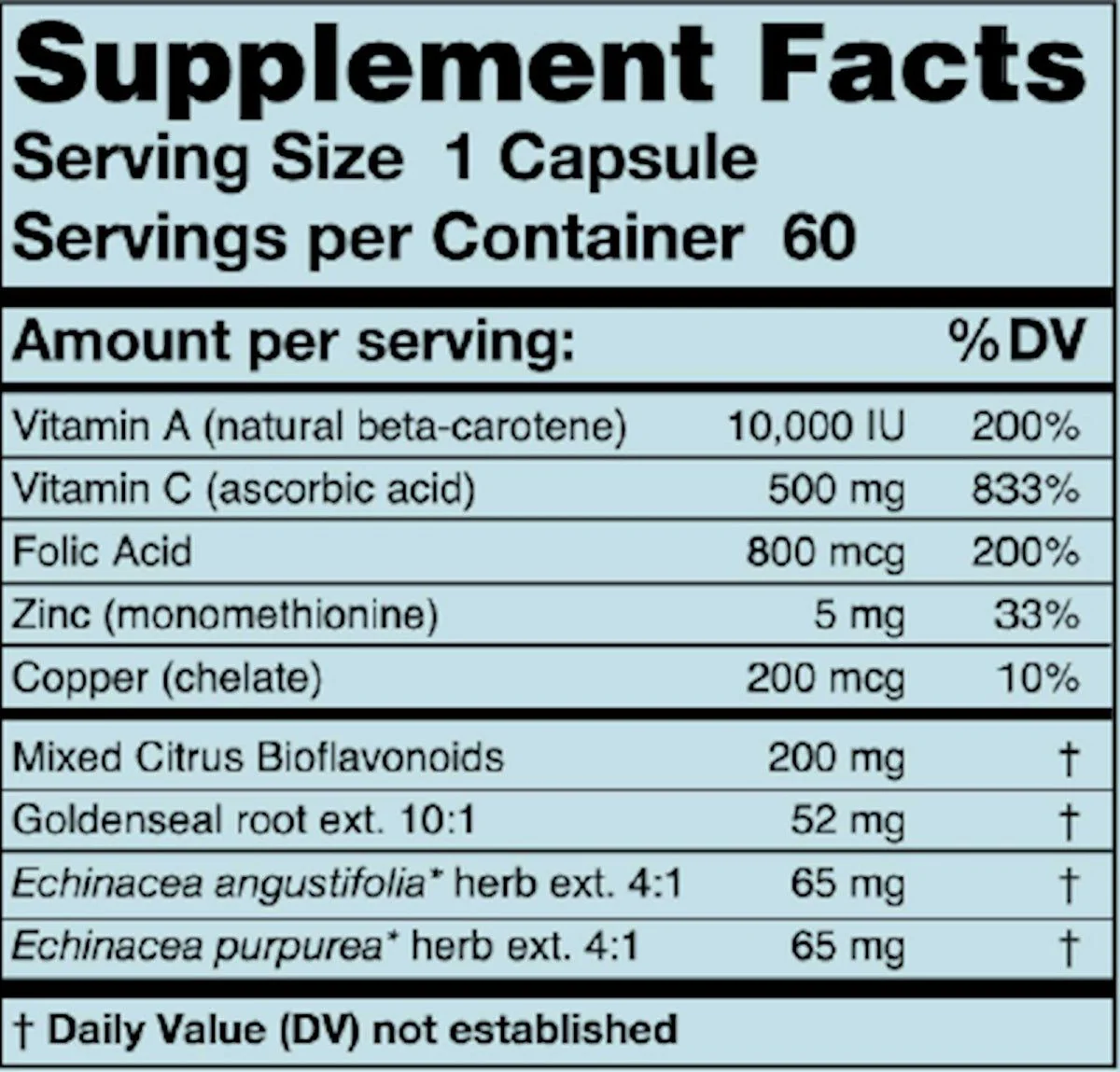 Echinacea Plus 60 Veggie Caps - Image 2