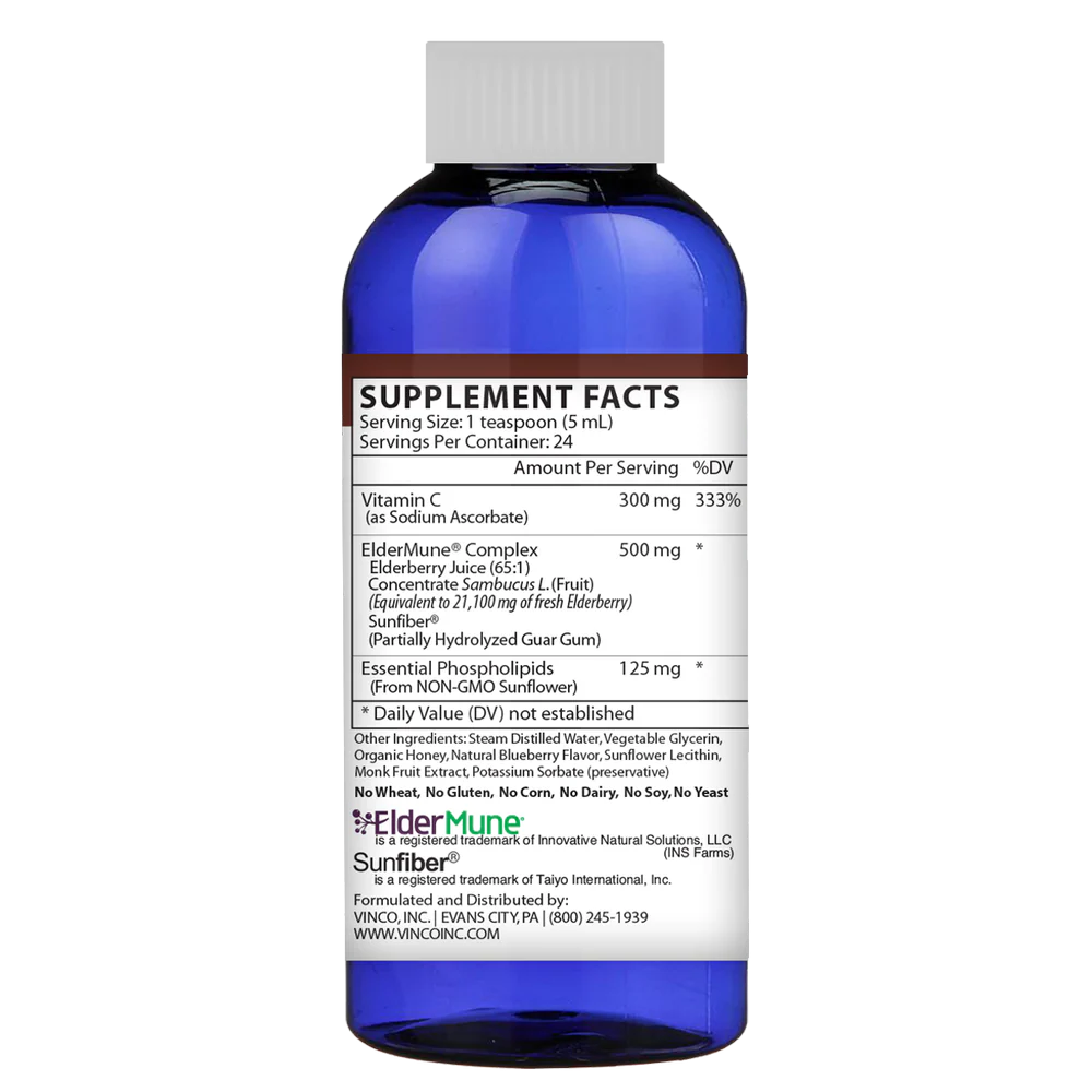 Elderberry + (Liposomal) Liquid Natural Blueberry - Image 2