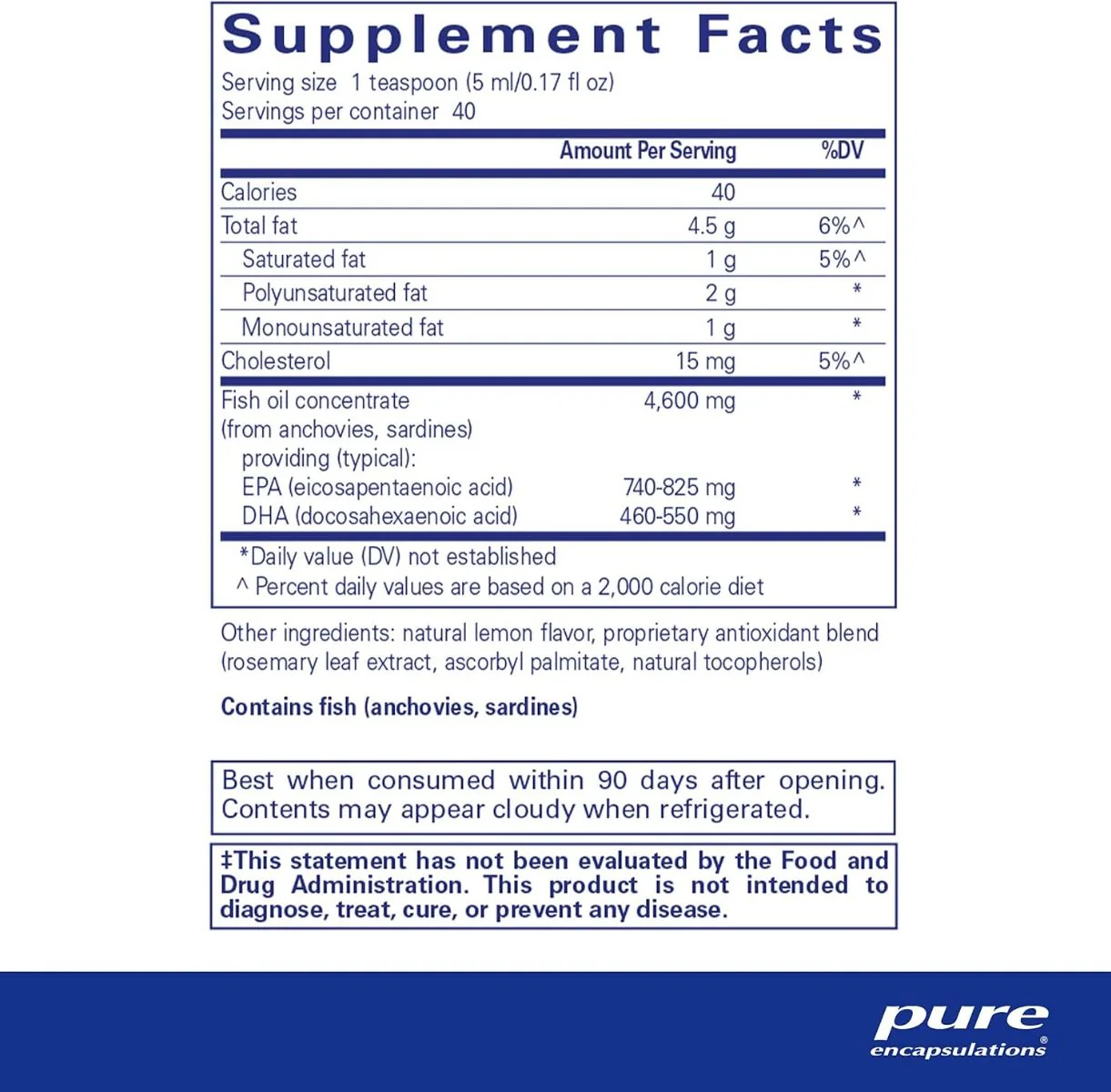 EPA/DHA Liquid 200 MlLiquidNatural Lemon - Image 2