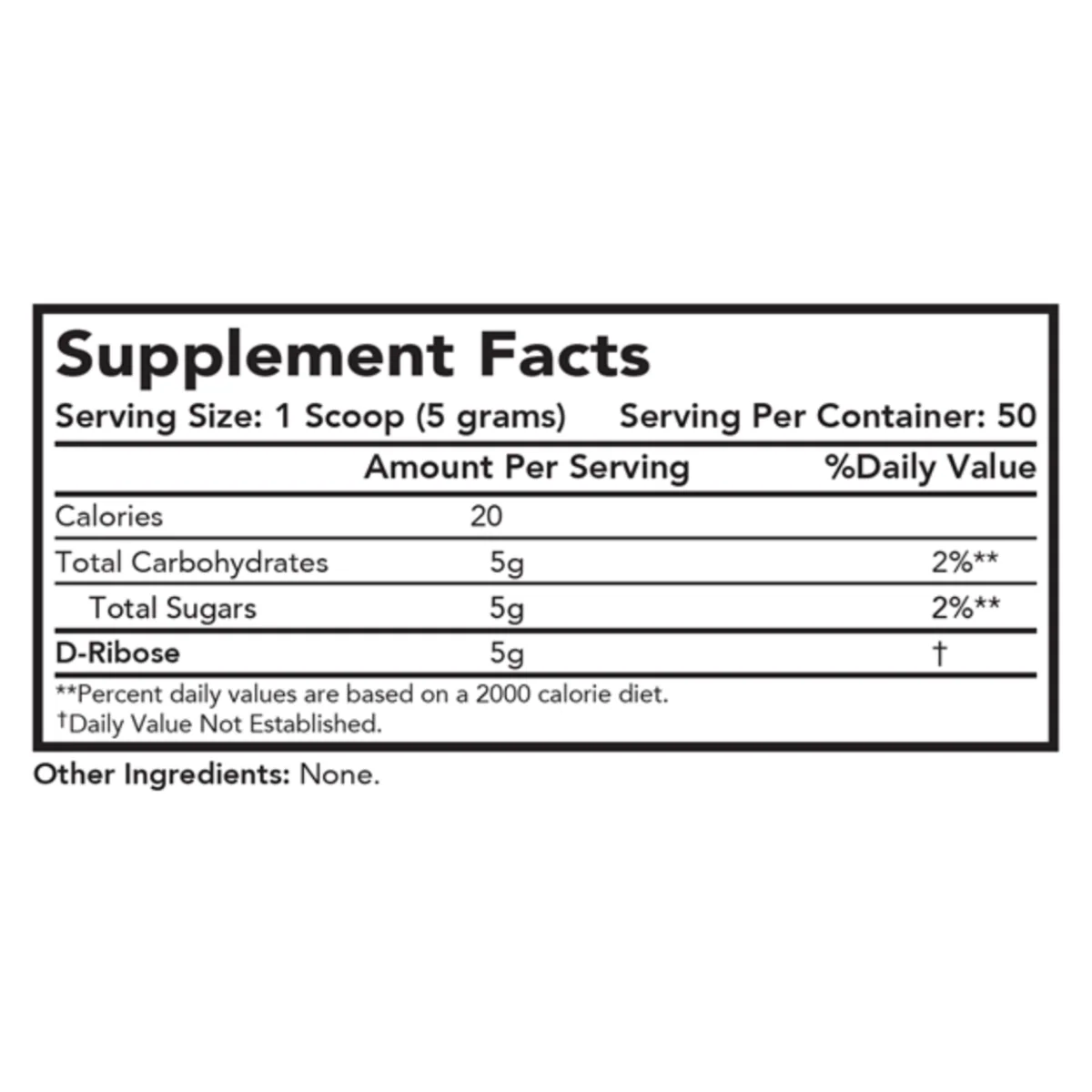 Essential D-Ribose 250g Powder - Image 2