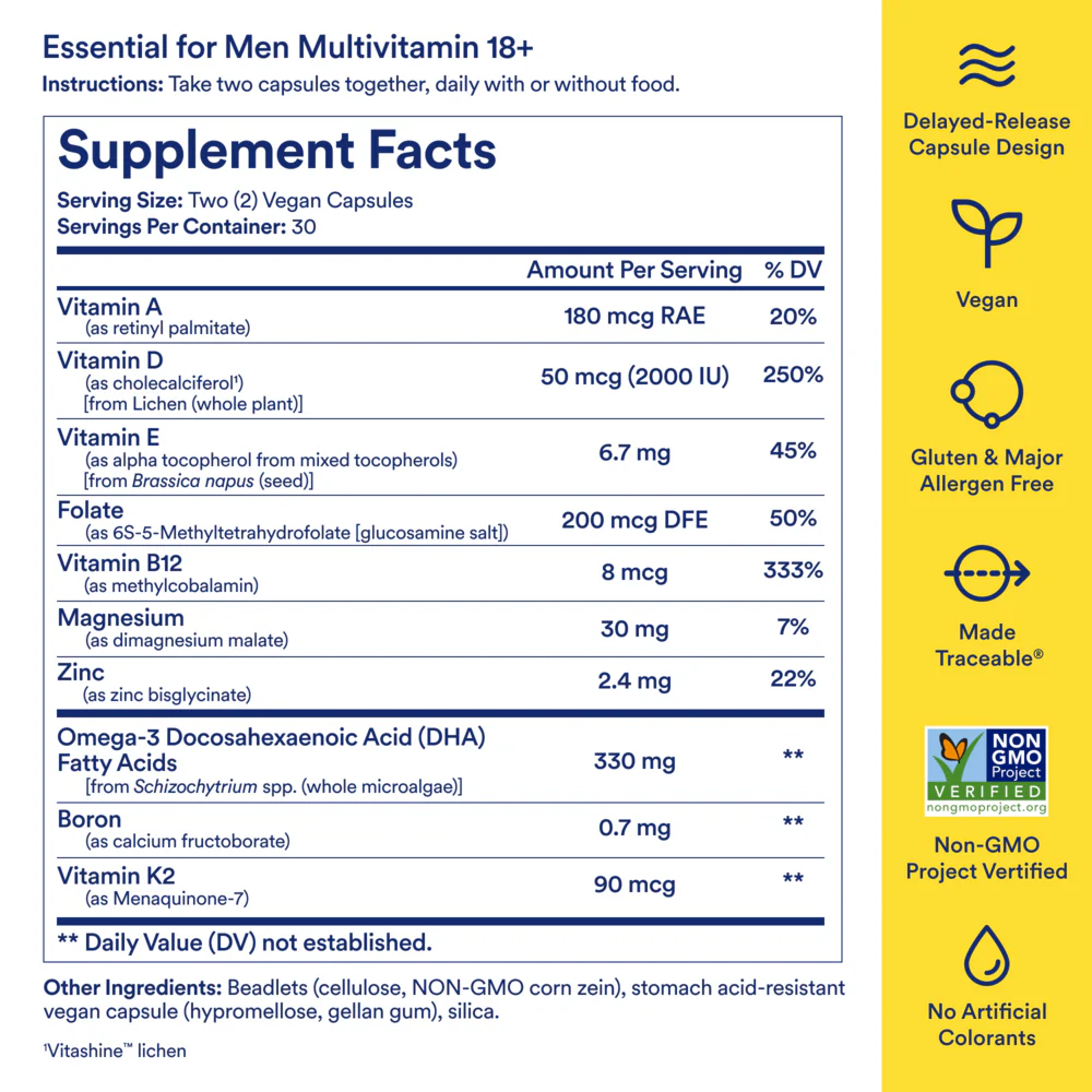 Essential for Men Multivitamin 18+ - Image 3