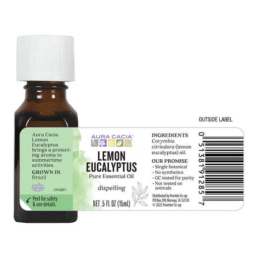 Essential Oil Lemon Eucalyptus .5 Fl. Oz. (15 Ml) Oil - Image 5