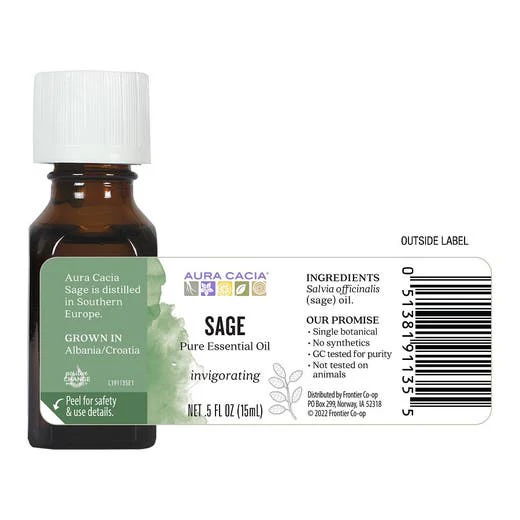 Essential Oil Sage .5 Fl. Oz. (15 Ml) Oil - Image 5