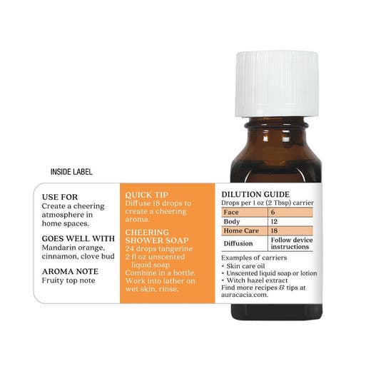 Essential Oil Tangerine .5 Fl. Oz. (15 Ml) Oil - Image 6