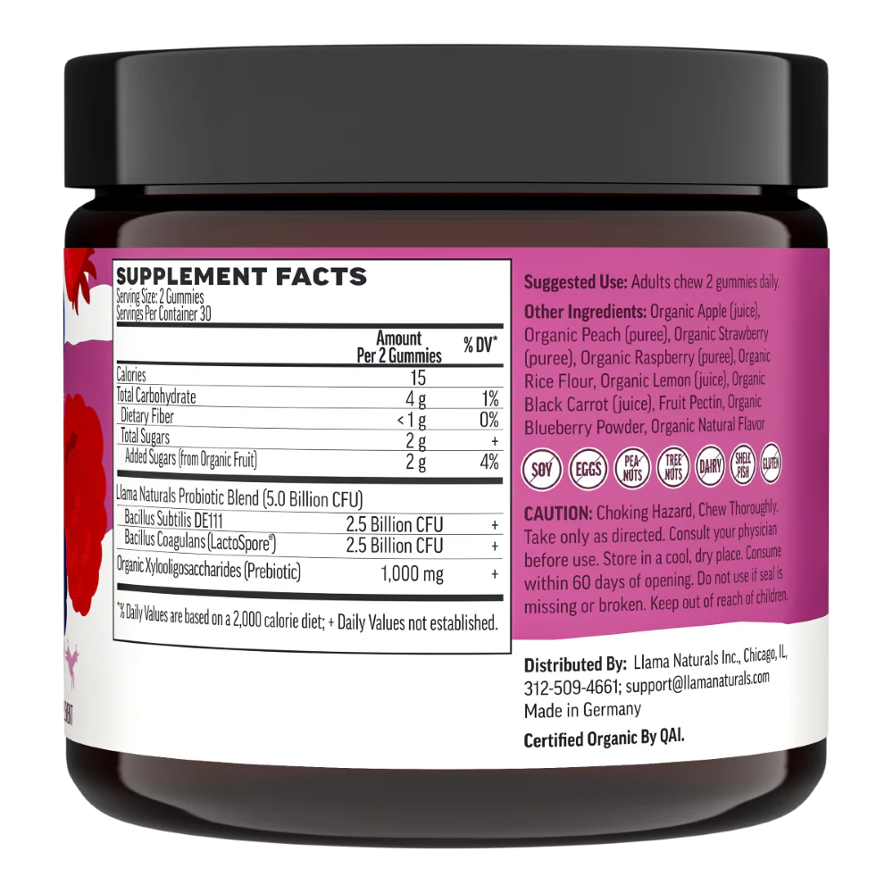 Family Gut Support Bundle – Kids + Adult Pre & Probiotic Gummies – Mixed Berry - Image 11