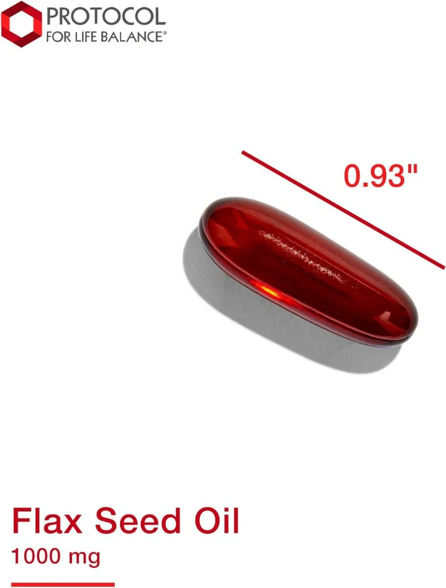 Flax Seed Oil 1000 MG 120 Softgels - Image 7
