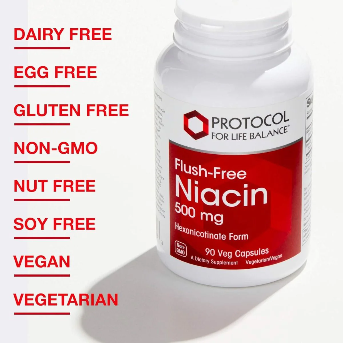 Flush-Free Niacin 500 MG 90 Veggie Caps - Image 6