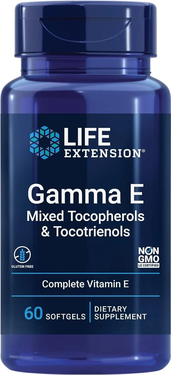 Gamma E Tocopherol/Tocotrienols 60 Softgels