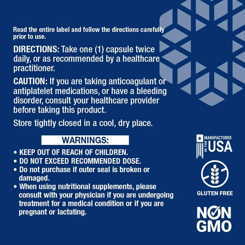 Ginkgo Biloba Certified Extract 120 MG 365 Veggie Caps - Image 7