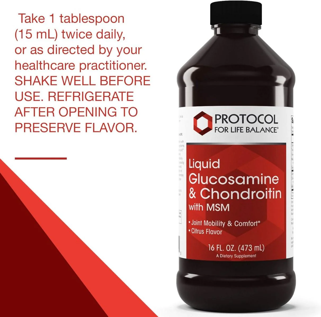 Glucosamine And Chondroitin Liq + MSM 16 Oz - Image 4
