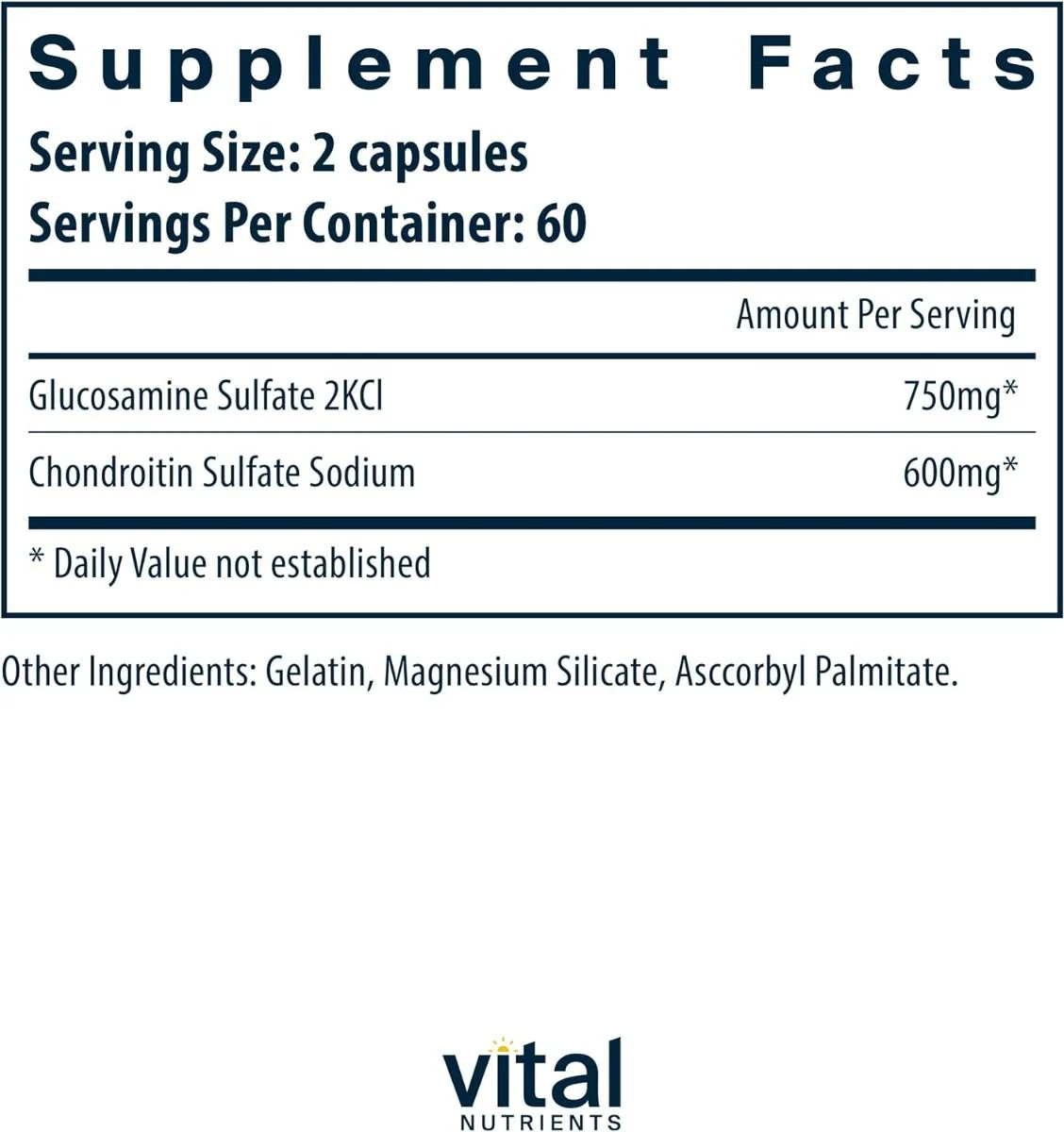 Glucosamine & Chondroitin Sulfate 300 MG 120Capsules - Image 5