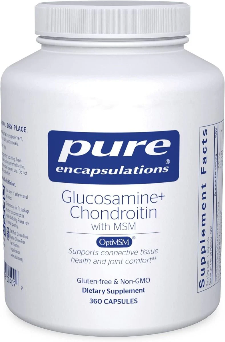 Glucosamine + Chondroitin with MSM 360 Veggie Caps